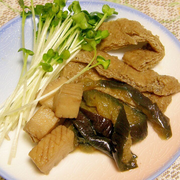 簡単で美味しい~!・・・烏賊と茄子の煮びたし